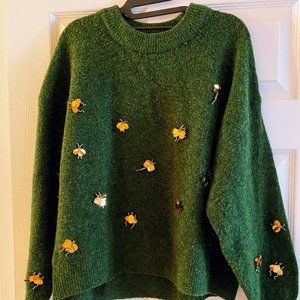 H&M Forest Green Sweater